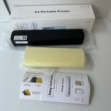 NEW！A4 Portable Wireless Inkless Thermal Printer Bluetooth Mobile Printer picture