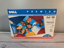 Dell Premium Photo Paper 4 x 6 High Gloss Acid Free - 100 Sheets - NIB picture