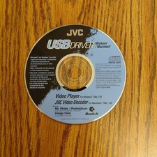 JVC USB Driver CD-ROM Software for Windows and Macintosh Ver 1.0 Disc picture