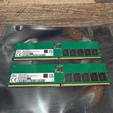 SK Hynix 32GB (2x16GB) DDR5-4800 ECC UDIMM PC5-38400 1Rx8 HMCG78MEBEA081N-AA RAM picture