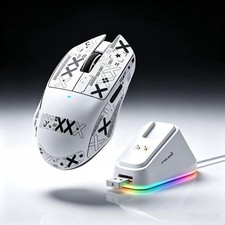 ATTACK SHARK  V6 Wireless Gaming Mouse RGB Charging Dock  25000 DPI PAW3311 65g picture