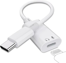 USB C to Lightning Audio Adapter Headphone Jack for iPhone 16 15 Pro iPad Pro picture