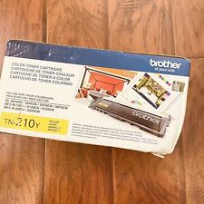 NEW Genuine OEM Brother TN-210Y Yellow Toner Cartridge FACTORY-SEALED BOX picture