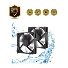Versatile 120mm 12V RV Cooling Fan Set - Easy Installation & Moisture-Proof picture