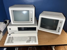 IBM 5160 Personal Computer XT Dual 5151 5153 Monitors Ethernet 20MB Hard Drive picture