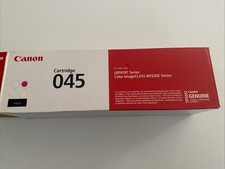 NEW GENUINE - CANON 045 MAGENTA TONER CARTRIDGE - 1240C01 picture