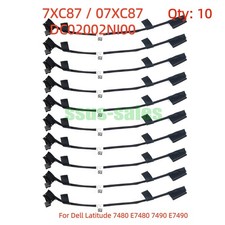 10PCS Battery Cable Connector DC02002NI00 7XC87 for Dell  7480 E7480 7490 E7490 picture
