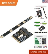 PCI-E 4.0 NGFF 2230 A+E-Key Male to M-Key Female NVME Extension Adapter with ... picture