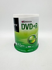 SONY DVD+R Blank Optical Media Disc 4.7GB 100 Pack with Spindle Genuine OEM picture
