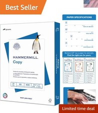 Sustainable 20 lb Copy Paper - 400 Sheets, 8.5 x 11, 99.99% Jam-Free Guarantee picture
