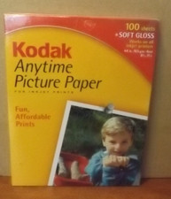 Kodak Anytime Picture Paper 8.5 X 11 inches 100 sheets soft gloss inkjet picture