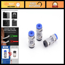 3pcs PTFE Tube Adapter Set for Bambu Lab 3D Printers - Plastic & Metal Connector picture