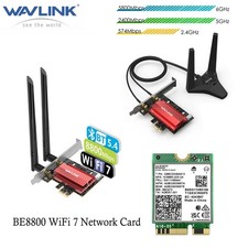 BE8800 Wi-Fi 7 Tri-Band PCIe/M.2 Card Bluetooth 5.4 Win 10/11 Desktop/Laptop picture