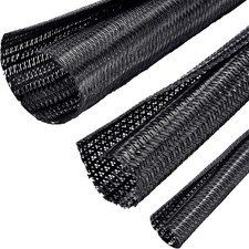 3 Pieces Cord Protector Wire Loom Tubing Cable Sleeve Split Sleeving for USB Cha picture