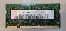 Hynix 512MB SODIMM Laptop DDR2 2RX16 PC2-5300S-555-12 HYMP564S64CP6-Y5 SO-DIMM picture