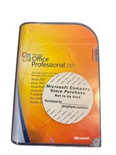 MICROSOFT OFFICE PROFESSIONAL 2007 NEW SEALED picture