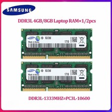 Samsung DDR3L 1333 16GB(2*8GB) 8GB 4GB 2Rx8 PC3-10600 Laptop Memory RAM SODIMM picture