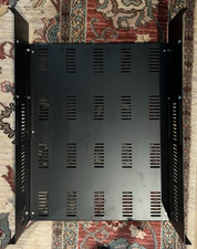 Sturdy Metal 19-Inch Rackmount Vented Adjustable Length Shelf (2U) picture