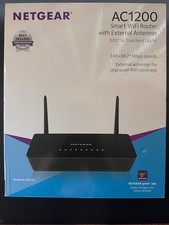 NETGEAR AC1200 SMART WIFI ROUTER w/ EXTERNAL ANTENNAS picture