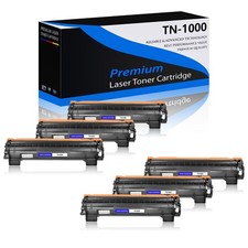 6PK TN1000 Toner Cartridge For Brother TN-1000 MFC-1815 MFC-1910W HL-1112 MFC picture