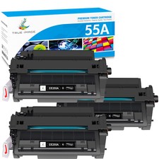 3PK BK CE255A Toner Fits for HP LaserJet Pro 500 MFP M521dn M521dw M521DX M521DZ picture