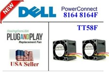 2x New replacement (fans only) for TT58F Dell Networking 8164 8164F Fan Assembly picture