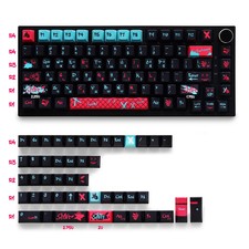 PBT Keycaps 129pc Korean Jinx Theme Cherry Profile Dye-Sub for Cherry MX picture