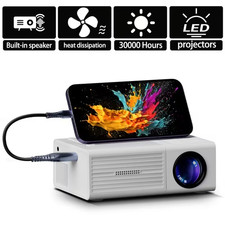 📽️ Portable HD Projector – 720P Native | 1080P Supported picture
