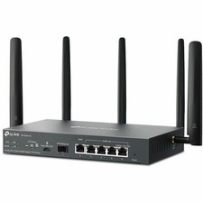 TP LINK ER706W-4G Omada 4G+ Cat6 AX3000 Gigabit VPN Router picture