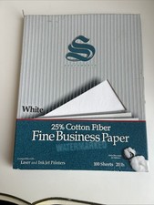 Southworth Fine Business Paper White 100 Sheets (40 In Box) 25% Cotton Fiber picture