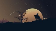 Landscape the witcher 3 wild hunt night yellow Custom Gaming Mat Desk picture