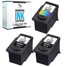 CMYi 3-Pack Replacement PG-260XL CL-261XL Ink Cartridge for Canon PIXMA TR7022a picture