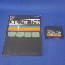 Radio Shack TRS-80 Graphic Pak Cartridge w/ Manual picture