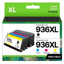936XL 936e Ink Cartridges 4 Pack w/ Chip for HP OfficeJet Pro 9730e picture