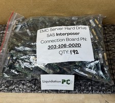 ✅ LOT OF 192 EMC 303-106-002D Server Hard Drive SAS Interposer Connection Board picture