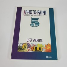 Vintage 1994 Original Corel Photo-Paint 5 User Manual picture