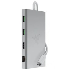 Razer USB-C Dock RC21-02250200 Mercury 11-Port, 100W PD HDMI, GbE, SD/µSD, 3.5mm picture