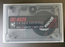 DC-6525 Maxell 1/4Inch Data Cartridge 1020 Feet 525 Megabytes NOS Sealed picture