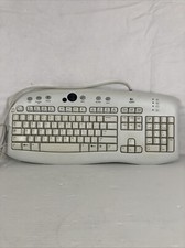 Logitech Access Keyboard (Y-SR34) White Excellent Condition picture