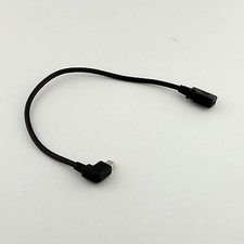 10x Mini USB 5Pin 90 Degree Left Angled Male to Female Extension Data Lead Cable picture