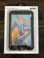 Verizon Rugged Dual Layer Full Body Case for Samsung Galaxy Tab A - Black picture
