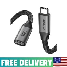 40Gbps USB C Extension Cable 240W For Thunderbolt 4, 3.3 FT picture