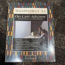 Vintage Original WordPerfect 5.1 Instant On Screen Help Software/ IBM SEALED picture