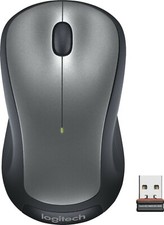 Logitech M310 Wireless Mouse Silver Full-Size Ambidextrous 2.4GHz USB picture
