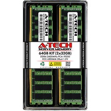 A-Tech 64GB 2x32GB 2Rx4 PC4-19200 DDR4 ECC Load Reduced LRDIMM Server Memory RAM picture