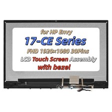 L52653-001 for HP Envy 17M-CE0013DX LCD Touch Screen Assembly w/Bezel 17.3