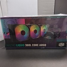 Cooler Master MasterLiquid 360L Core ARGB 360mm AIO CPU Liquid Cooler Black picture