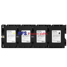 New Genuine Ricoh Pigment RI 100 Ink Cartridges 4-Pack Black Cyan Magenta Yellow picture