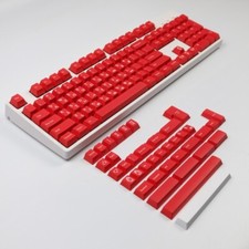 140 Keys GMK Crimson Cadet Keycap Copy Red Dye Subs PBT Keycap for MX Keyboard picture