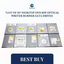 ⭐️⭐️⭐️⭐️⭐️ *Lot of 10* Desktop DVD RW Optical Writer Burner SATA Drives picture